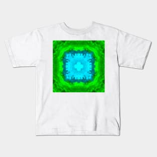 Psychedelic Kaleidoscope Square Kids T-Shirt